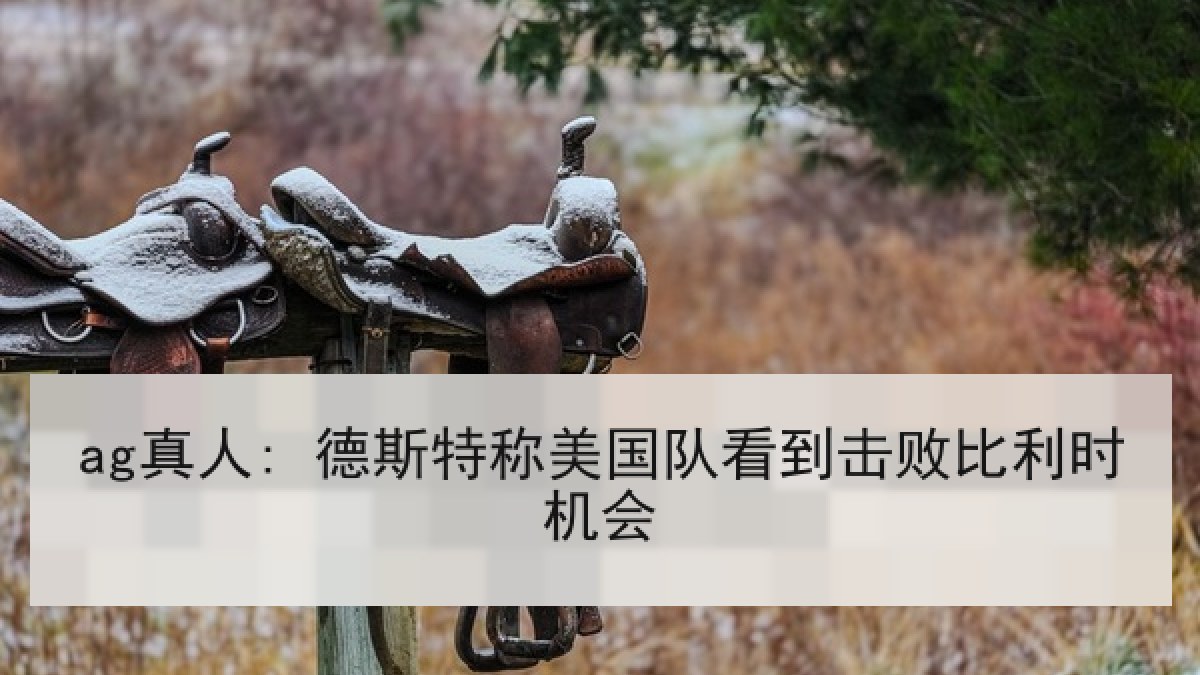ag真人: 德斯特称美国队看到击败比利时机会